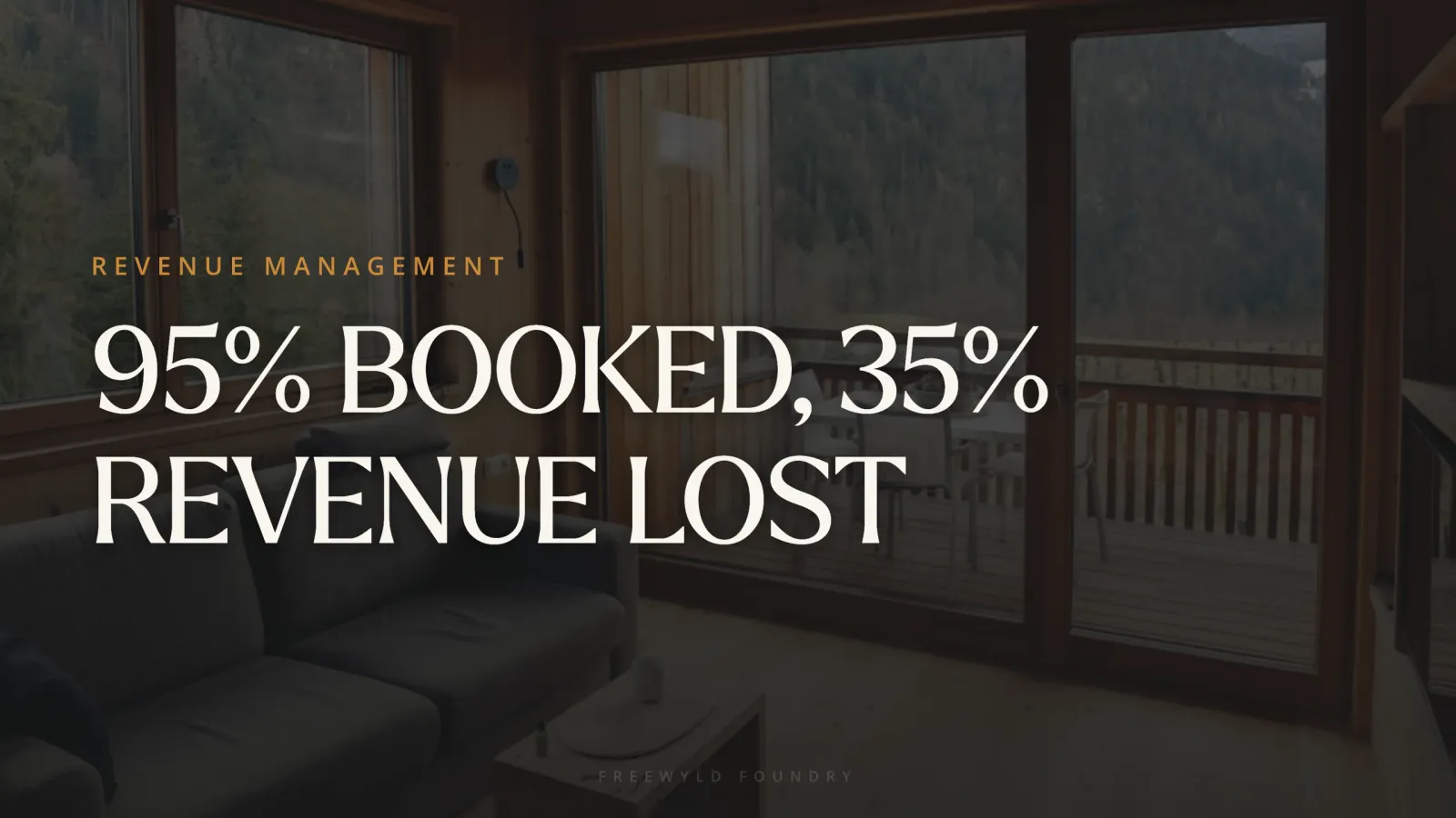 Real booking-window data across 5 markets — Booking Window Strategy for Airbnb | Freewyld Foundry