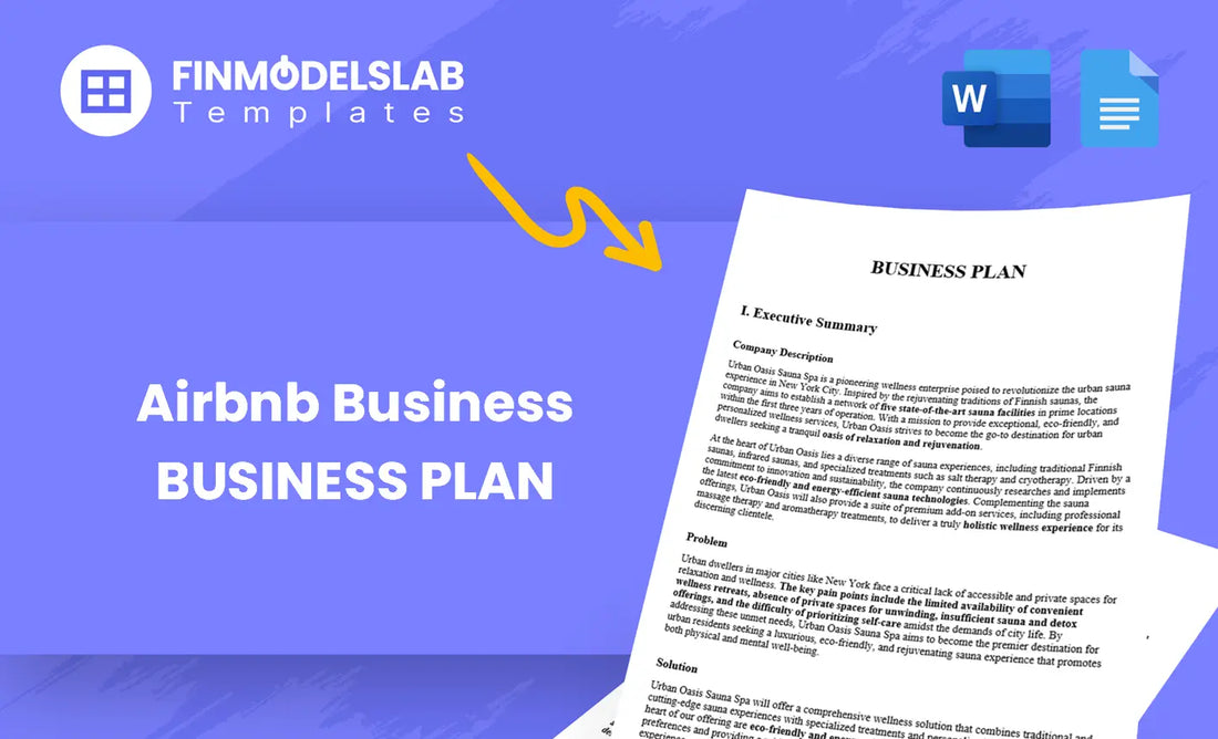2026 Airbnb Business Plan Benchmarks — Airbnb Business Plan Template - 5-Year Forecasts IRR 12%